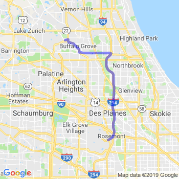 Travel from Long Grove to O'Hare airport Limousine service to O'Hare airport (ORD)