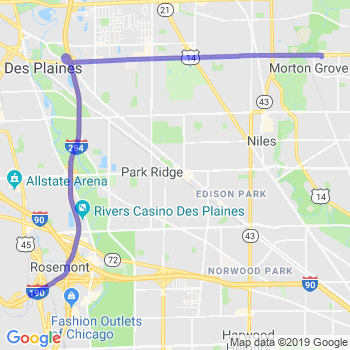 Travel from Morton Grove to O'Hare airport Limousine service to O'Hare airport (ORD)