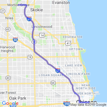 Travel from Morton Grove to Chicago Loop Limousine service to Chicago Loop