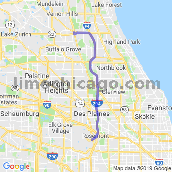 Limousine service to O'Hare airport (ORD)