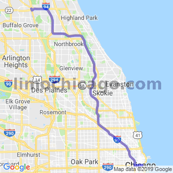 Limousine service to Chicago Loop