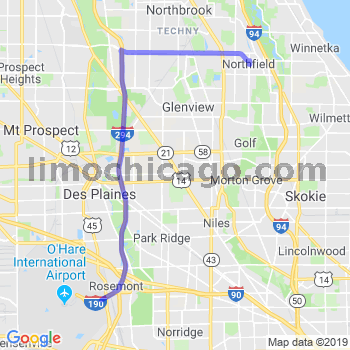 Limousine service to O'Hare airport (ORD)