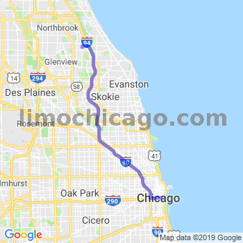 Limousine service to Chicago Loop