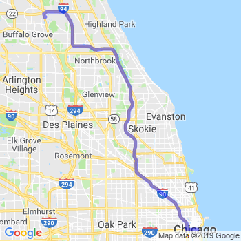 Limousine service to Chicago Loop