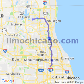Travel from Round Lake Beach to O'Hare airport Limousine service to O'Hare airport (ORD)