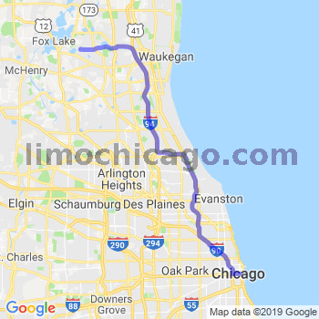 Limousine service to Chicago Loop