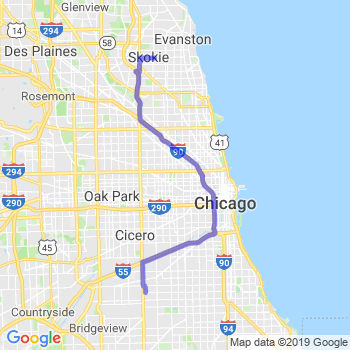 Travel from Skokie to Midway airport Limousine service to Midway airport (MDW)