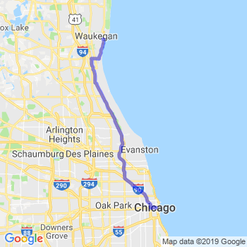 Travel from Waukegan to Chicago Loop Limousine service to Chicago Loop