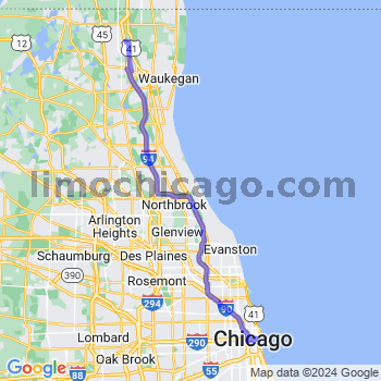 Limousine service to Chicago Loop