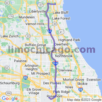 Limousine service to O'Hare airport (ORD)