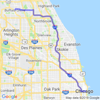 Limousine service to Chicago Loop