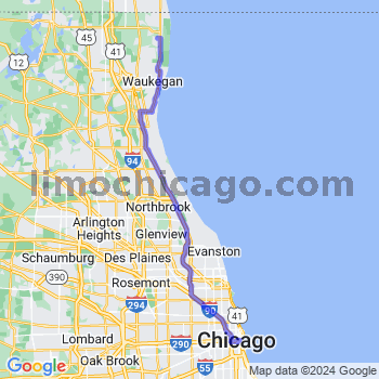 Limousine service to Chicago Loop