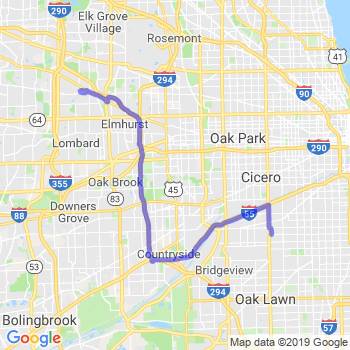 Travel from Addison to Midway airport Limousine service to Midway airport (MDW)