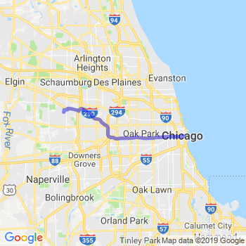 Travel from Bloomingdale to Chicago Loop Limousine service to Chicago Loop