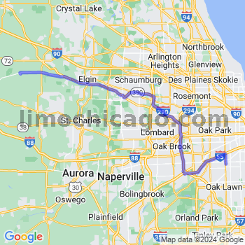 Limousine service to Midway airport (MDW)