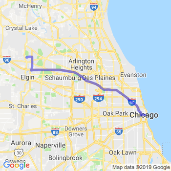 Travel from Carpentersville to Chicago Loop Limousine service to Chicago Loop