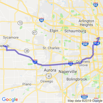 Travel from Dekalb to O'Hare airport Limousine service to O'Hare airport (ORD)