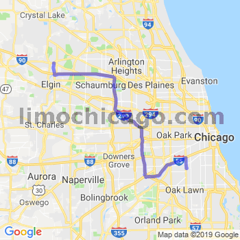 Travel from East Dundee to Midway airport Limousine service to Midway airport (MDW)
