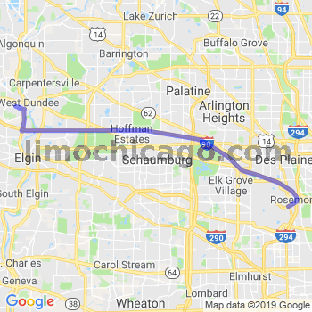 Travel from Sleepy Hollow to O'Hare airport Limousine service to O'Hare airport (ORD)