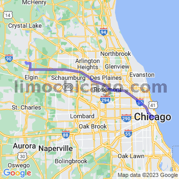 Limousine service to Chicago Loop
