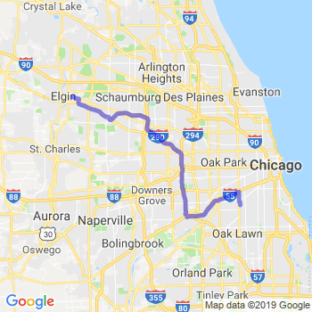 Travel from Elgin to Midway airport Limousine service to Midway airport (MDW)