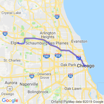 Travel from Elgin to Chicago Loop Limousine service to Chicago Loop