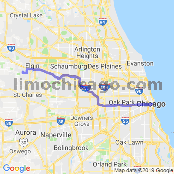 Limousine service to Chicago Loop