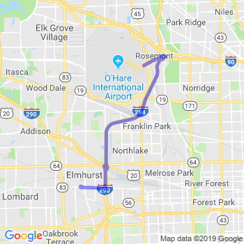 Travel from Elmhurst to O'Hare airport Limousine service to O'Hare airport (ORD)