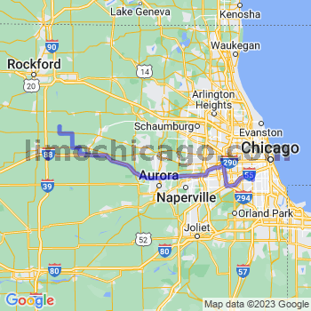 Travel from Esmond to Midway airport Limousine service to Midway airport (MDW)