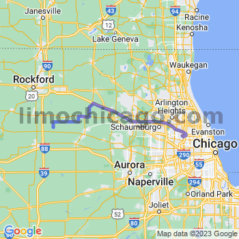 Travel from Esmond to O'Hare airport Limousine service to O'Hare airport (ORD)