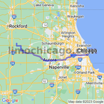 Travel from Esmond to Chicago Loop Limousine service to Chicago Loop