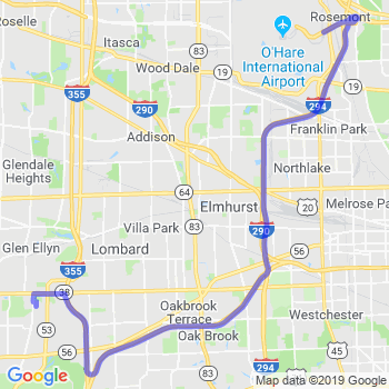 Travel from Glen Ellyn to O'Hare airport Limousine service to O'Hare airport (ORD)