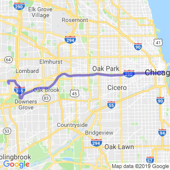 Limousine service to Chicago Loop