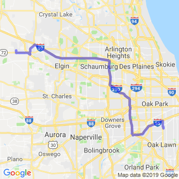 Travel from Hampshire to Midway airport Limousine service to Midway airport (MDW)