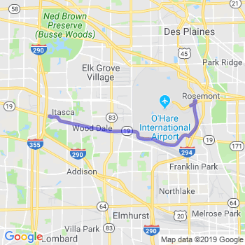 Limousine service to O'Hare airport (ORD)