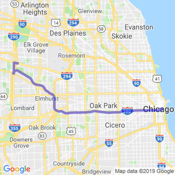 Limousine service to Chicago Loop