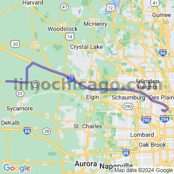 Travel from Kingston to O'Hare airport Limousine service to O'Hare airport (ORD)