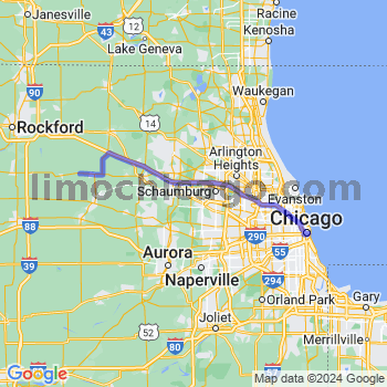 Limousine service to Chicago Loop