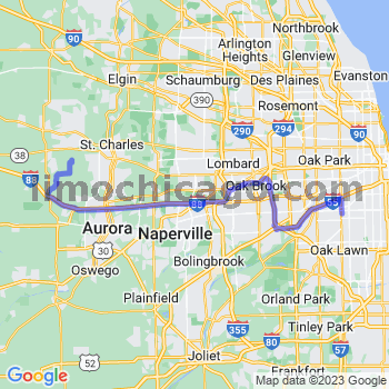 Travel from Lafox to Midway airport Limousine service to Midway airport (MDW)