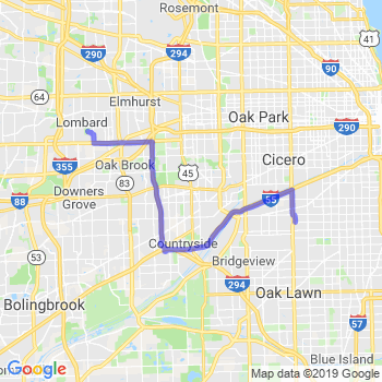 Travel from Lombard to Midway airport Limousine service to Midway airport (MDW)