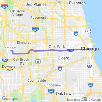 Travel from Lombard to Chicago Loop Limousine service to Chicago Loop