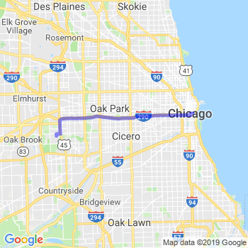 Limousine service to Chicago Loop