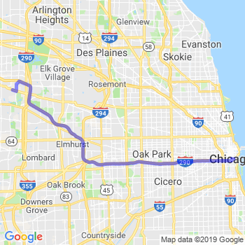 Travel from Medinah to Chicago Loop Limousine service to Chicago Loop