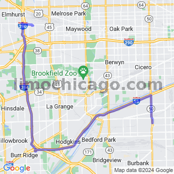 Travel from Berkeley to Midway airport Limousine service to Midway airport (MDW)