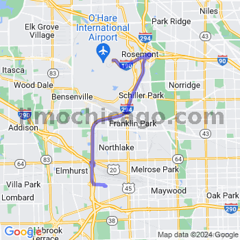 Travel from Berkeley to O'Hare airport Limousine service to O'Hare airport (ORD)