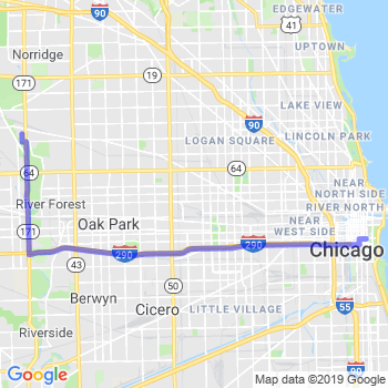 Limousine service to Chicago Loop