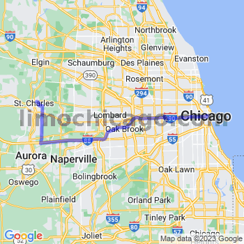 Travel from Saint Charles to Chicago Loop Limousine service to Chicago Loop