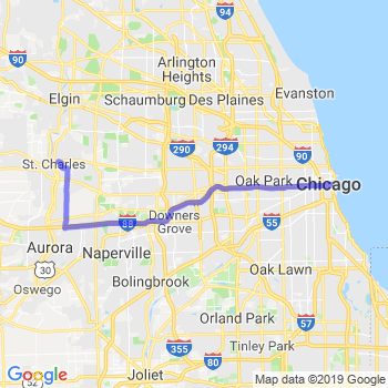 Travel from St. Charles to Chicago Loop Limousine service to Chicago Loop
