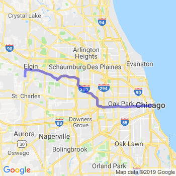 Travel from South Elgin to Chicago Loop Limousine service to Chicago Loop