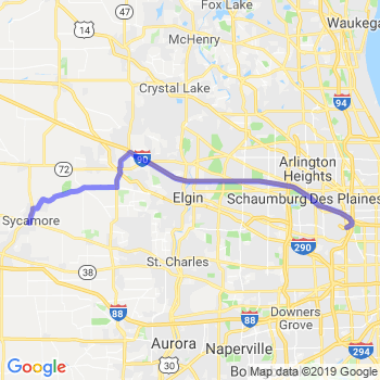 Travel from Sycamore to O'Hare airport Limousine service to O'Hare airport (ORD)